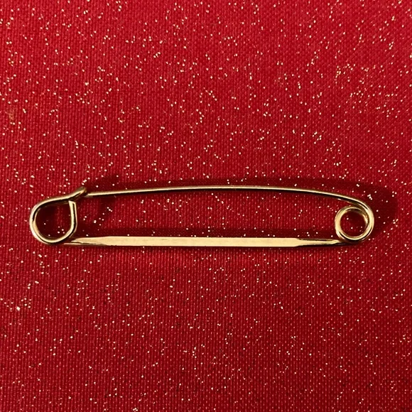 Jewelry Making  Oversize Safety Pin, Vintage Swivel  pins.Race Horse Charm. - Picture 4 of 6